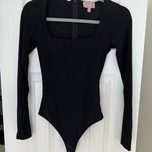 Show Me Your MuMu Classic Black Bodysuit